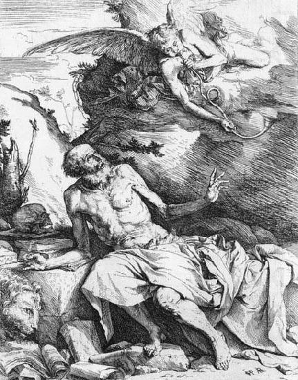 St Jerome and the Angel, Jose de Ribera